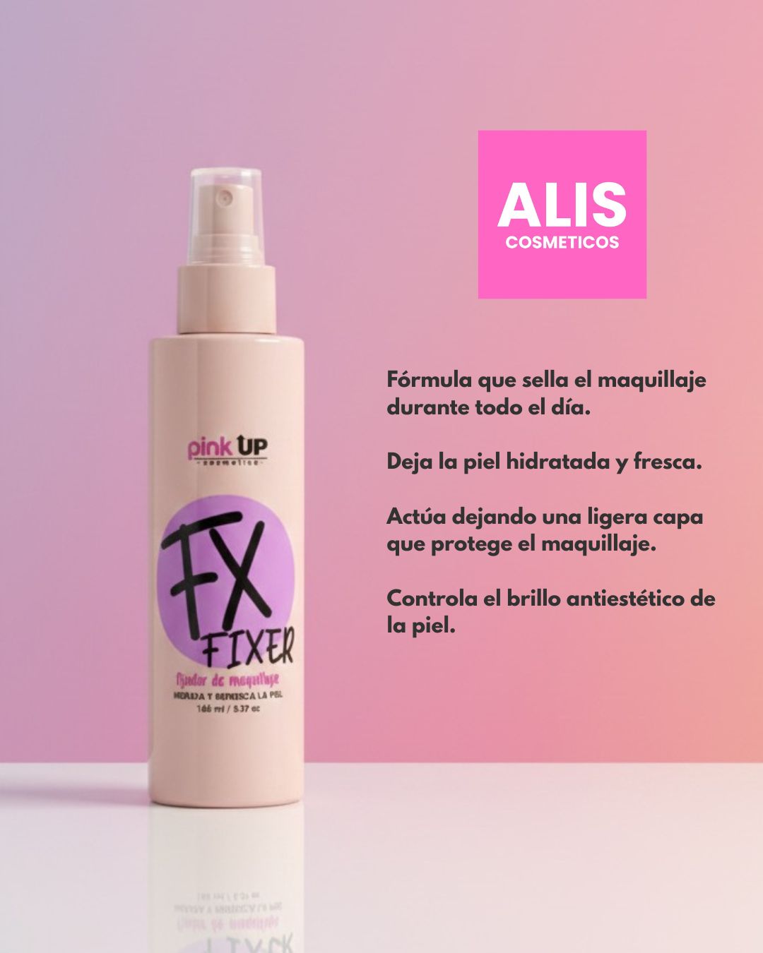 Pink UP FX Fixer Fijador de maquillaje